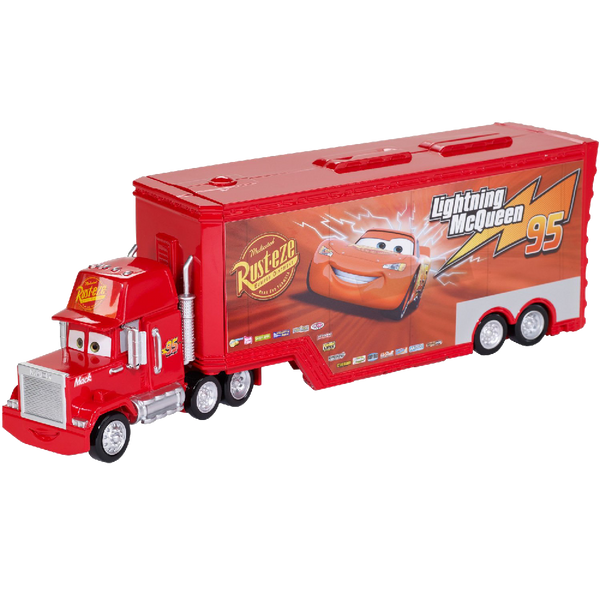 Disney Pixar Cars Mack Truck And Transporter Happy Land